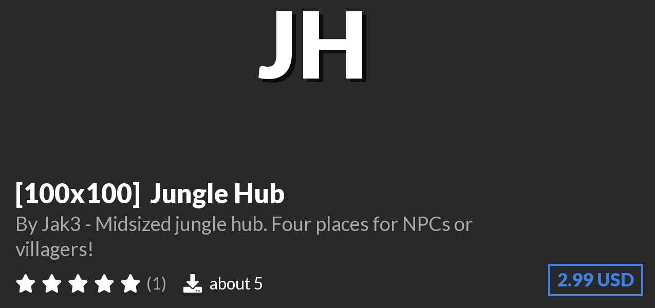 Download ✨ [100x100] ✨ Jungle Hub on Polymart