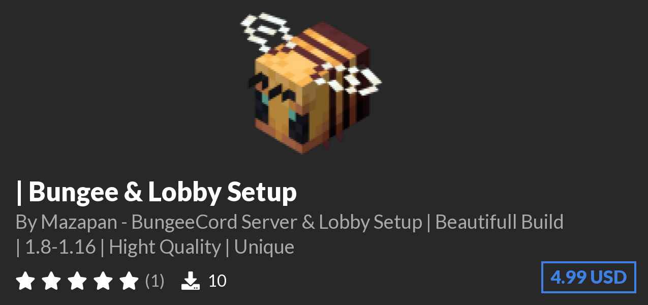 Download ① | Bungee & Lobby Setup⚡ on Polymart