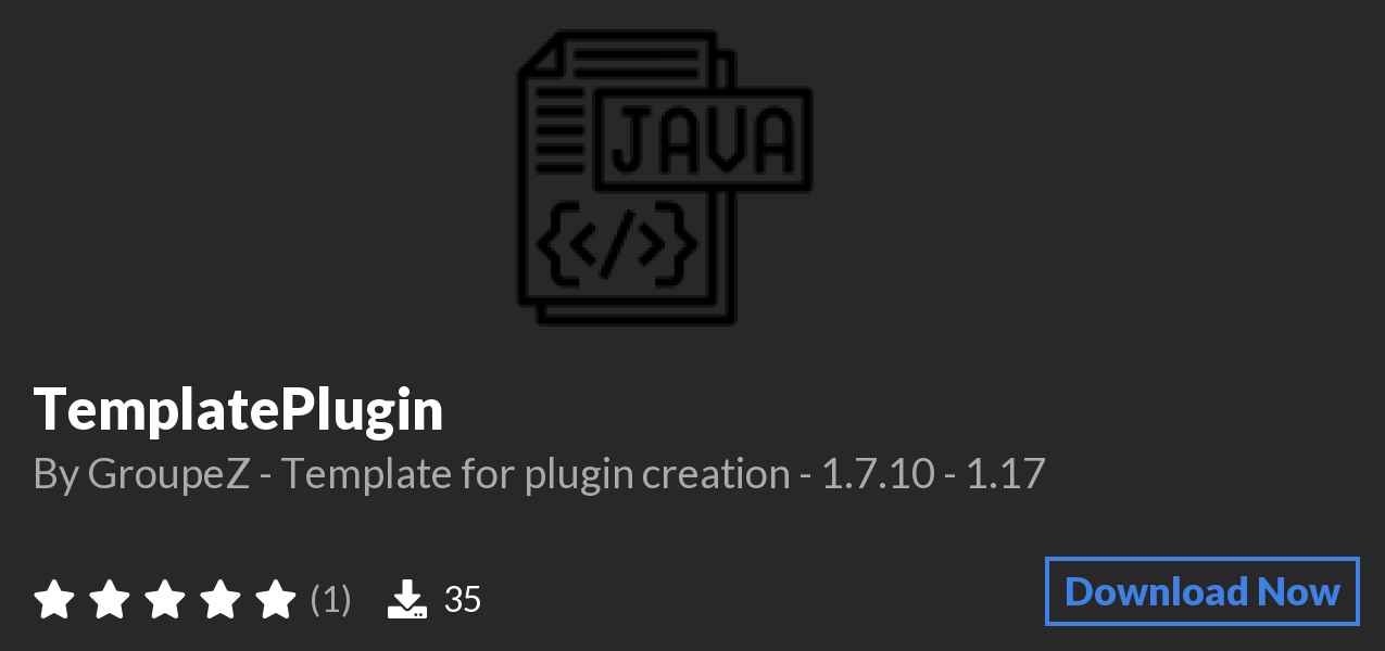 Download TemplatePlugin on Polymart