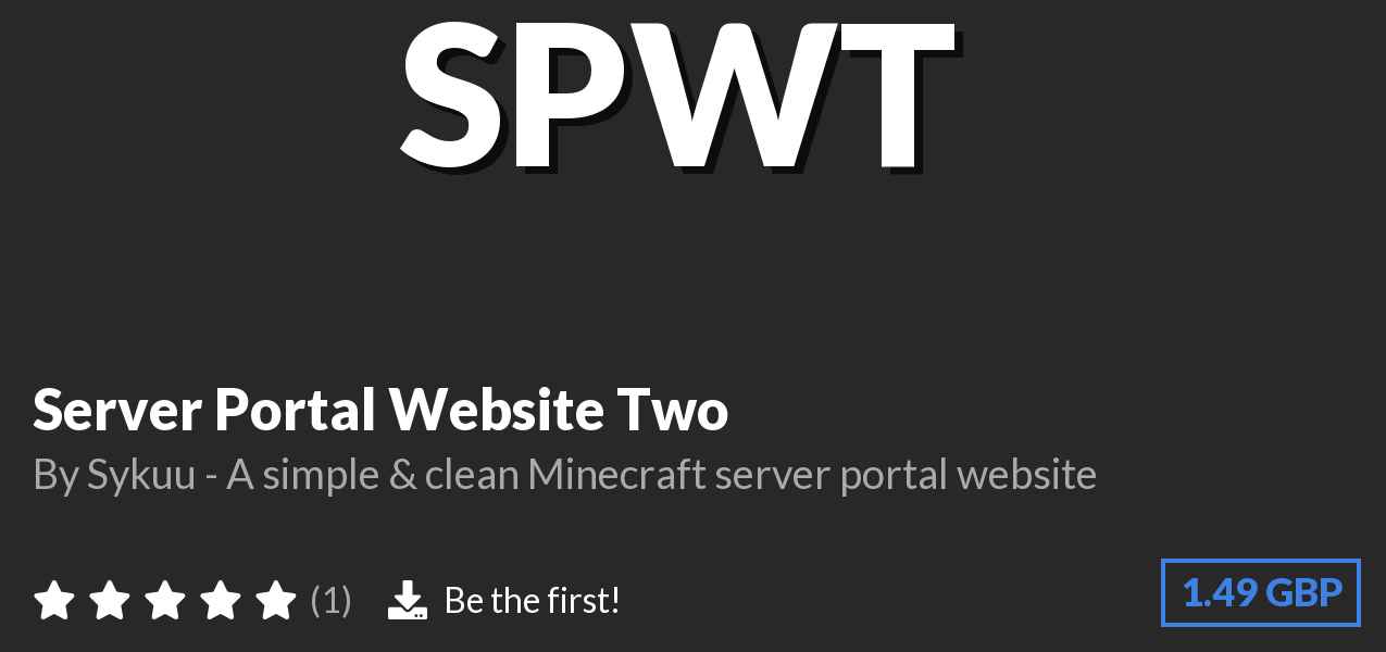 Download Server Portal Website Two on Polymart