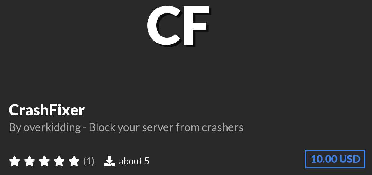Download CrashFixer on Polymart