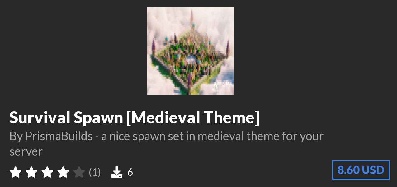 Download Survival Spawn [Medieval Theme] on Polymart