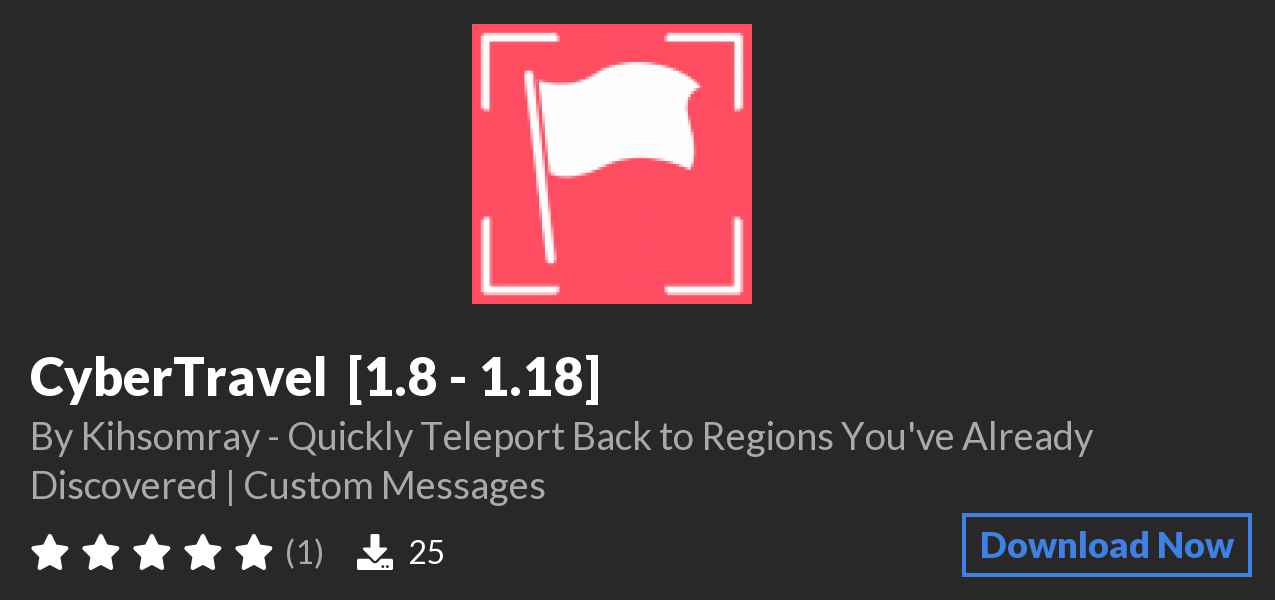 Download CyberTravel ✨ [1.8 - 1.18] on Polymart