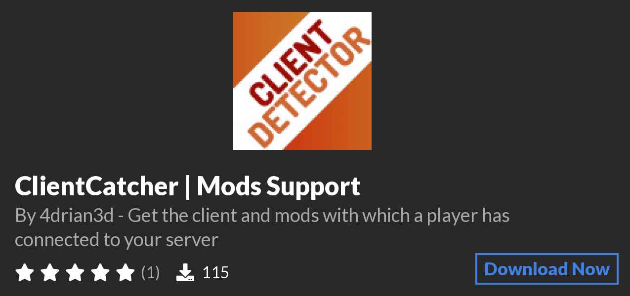 Download ClientCatcher | Mods Support on Polymart