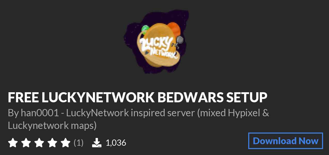 Download FREE LUCKYNETWORK BEDWARS SETUP on Polymart