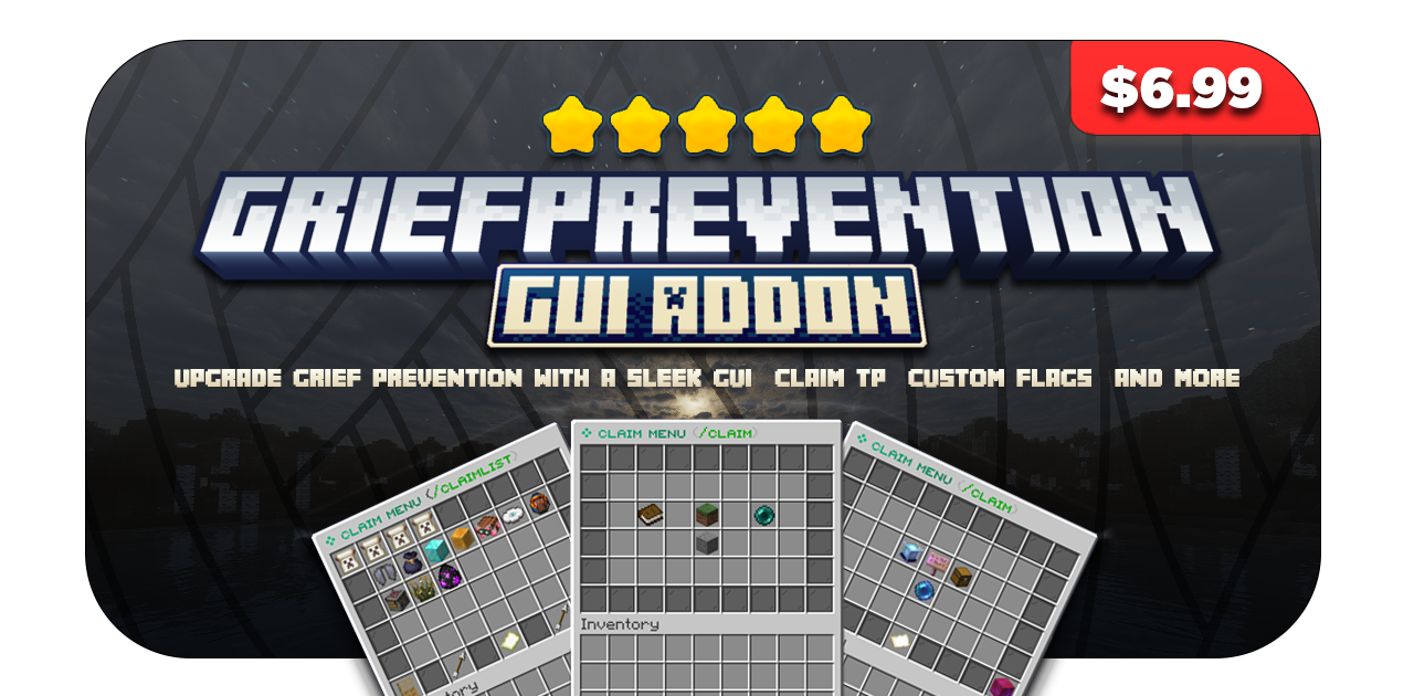 GriefPrevention GUI Addon