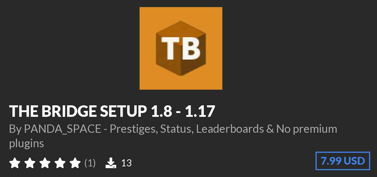 Download THE BRIDGE SETUP✨ 1.8 - 1.17 on Polymart