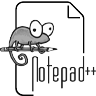 Skript XML dark for Notepad++ icon