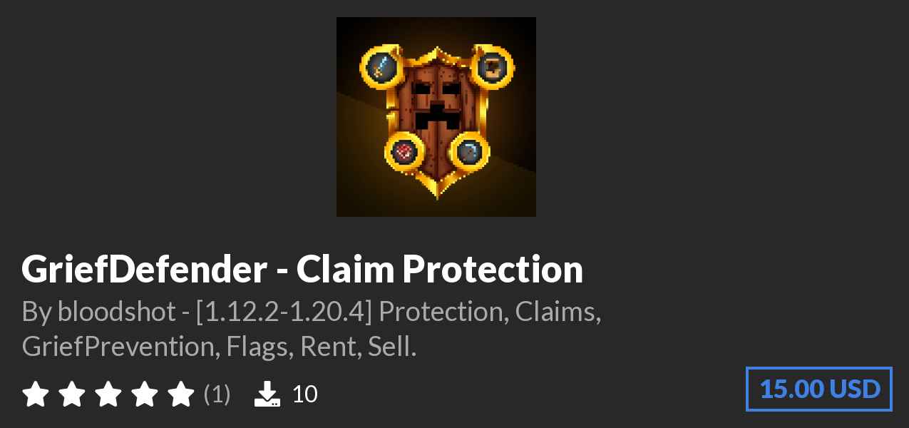 Download GriefDefender - Claim Protection on Polymart