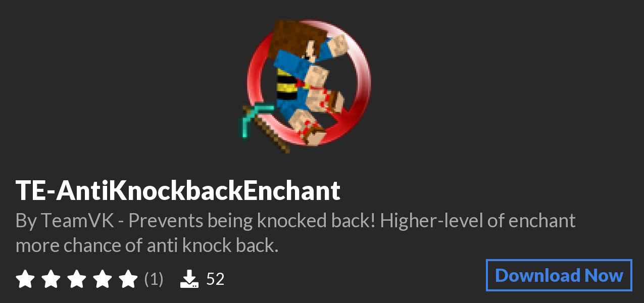 Download TE-AntiKnockbackEnchant on Polymart