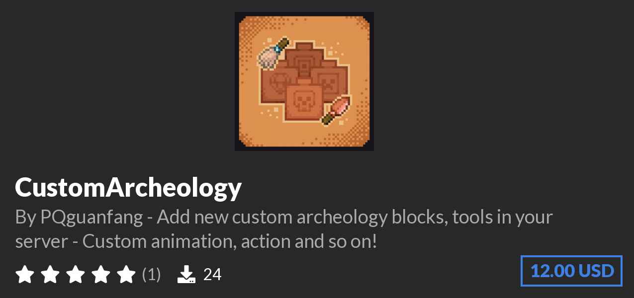 Download CustomArcheology on Polymart