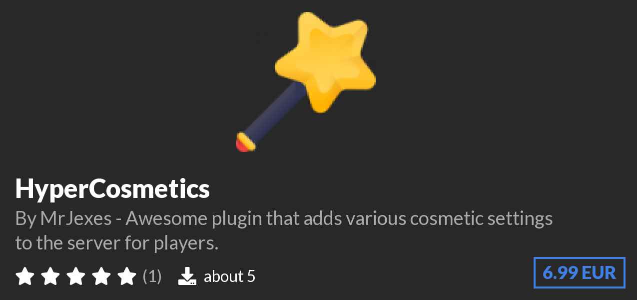 Download HyperCosmetics on Polymart
