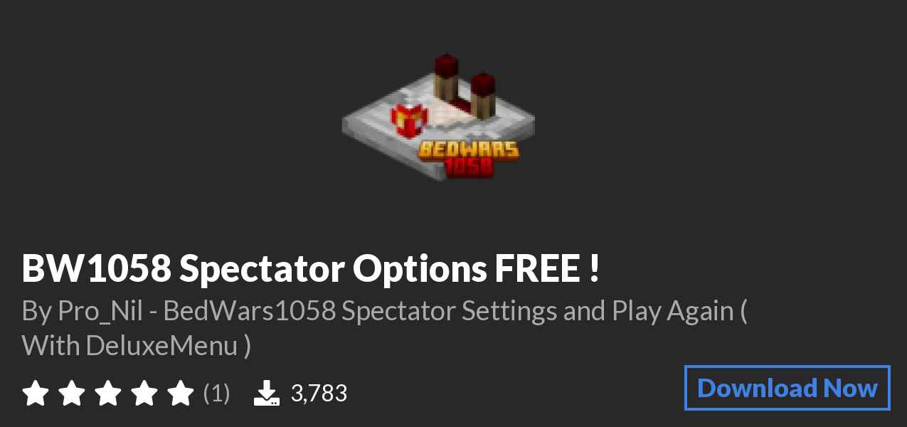 Download BW1058 Spectator Options FREE ! on Polymart
