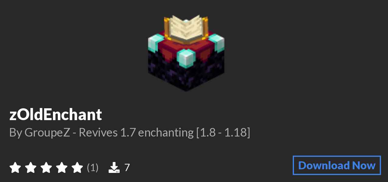 Download zOldEnchant on Polymart