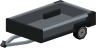 Car trailer icon