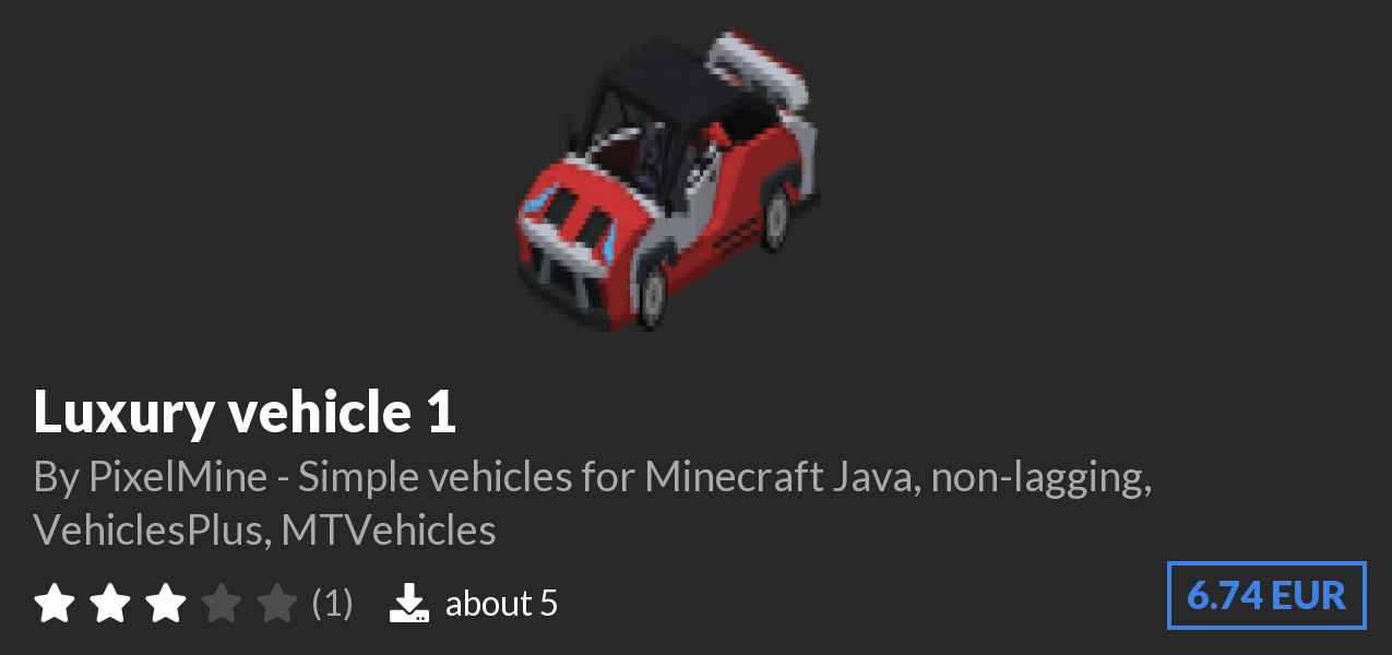 Download Luxury vehicle 1 on Polymart