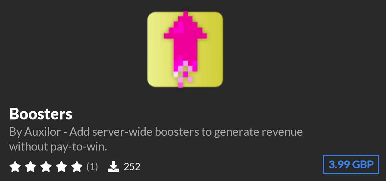 Download Boosters on Polymart