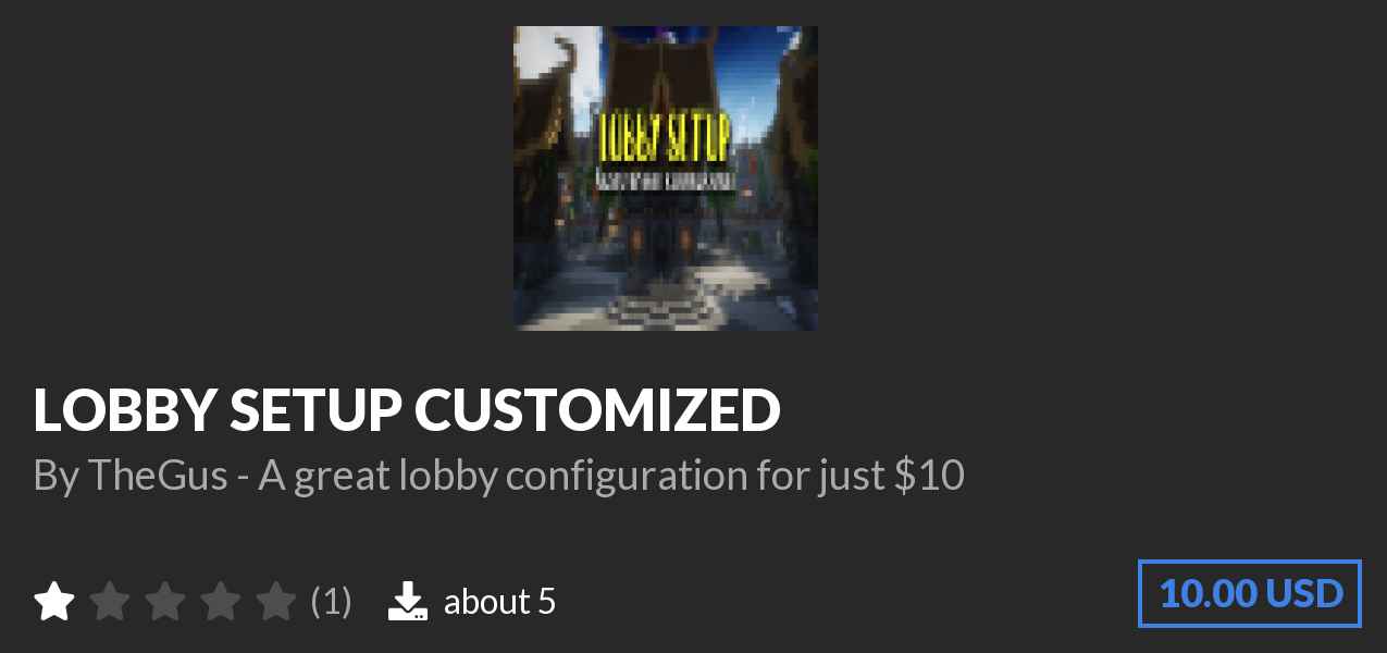 Download ✨ LOBBY SETUP CUSTOMIZED on Polymart