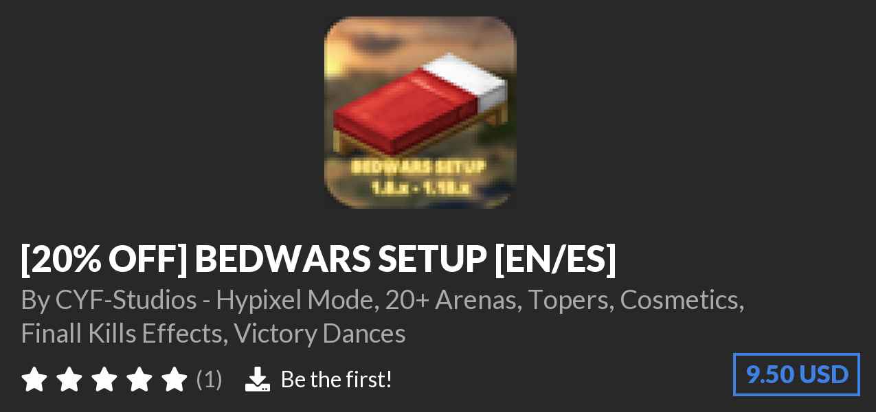 Download [20% OFF] BEDWARS SETUP [EN/ES] on Polymart
