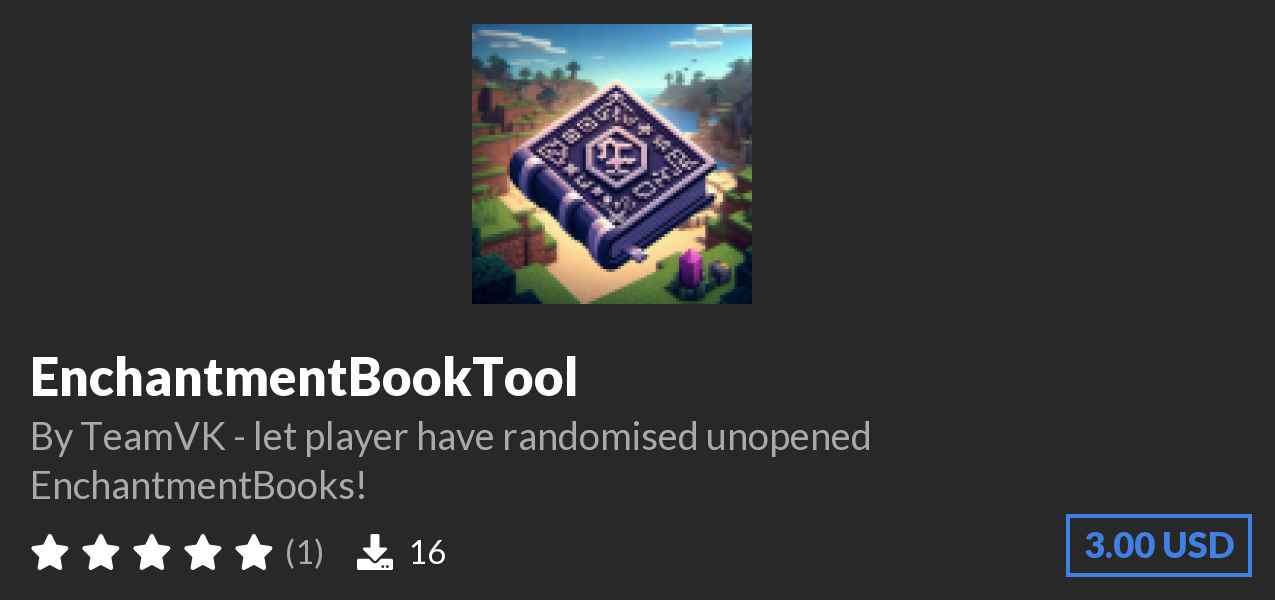 Download EnchantmentBookTool on Polymart