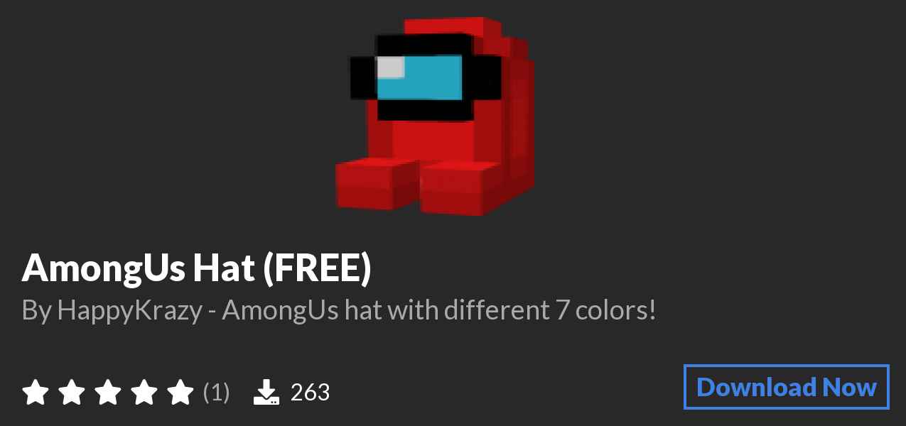 Download AmongUs Hat (FREE) on Polymart