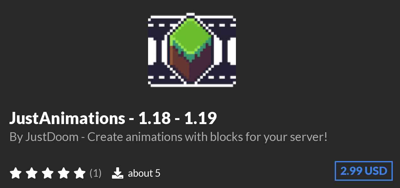 Download JustAnimations - 1.18 - 1.19 on Polymart