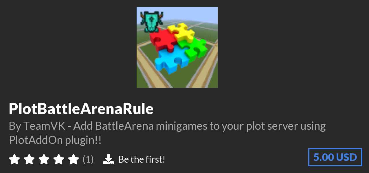 Download PlotBattleArenaRule on Polymart