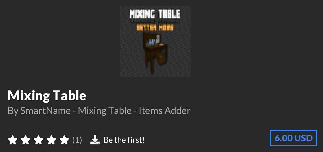 Download Mixing Table on Polymart