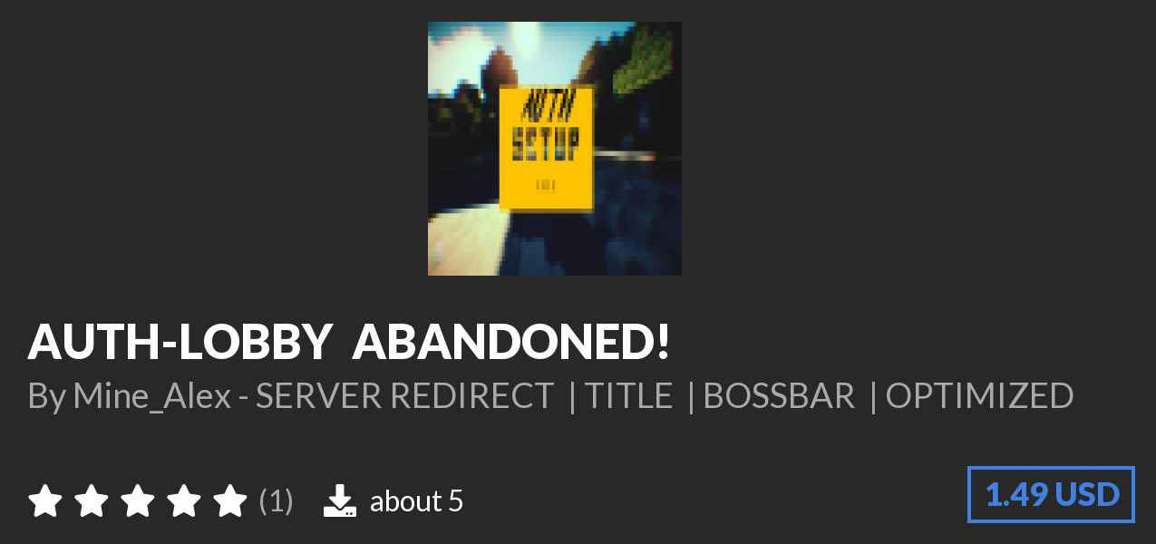 Download ⭐ AUTH-LOBBY ⭐ ABANDONED! on Polymart