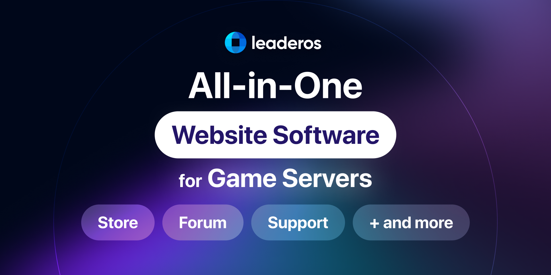 LEADEROS - Game Server Website