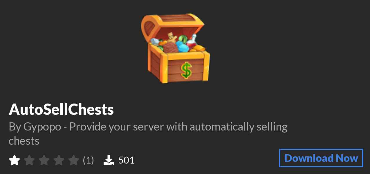 Download AutoSellChests on Polymart