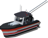 Fishing boat icon