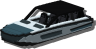 Luxury boat icon