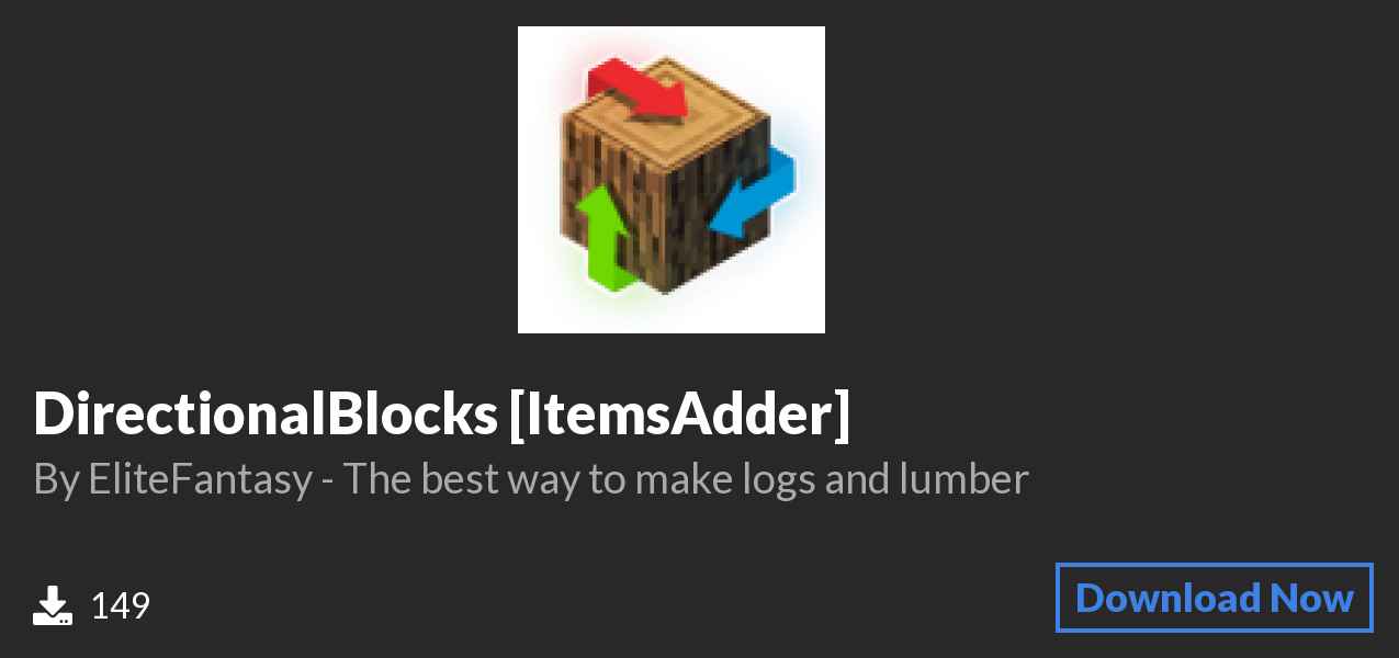 Download DirectionalBlocks [ItemsAdder] on Polymart