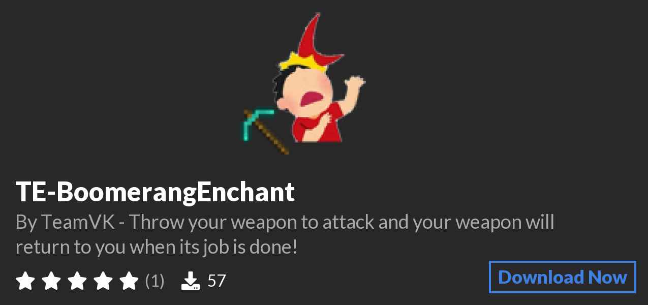 Download TE-BoomerangEnchant on Polymart