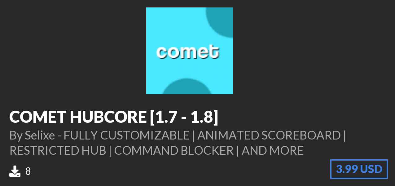 Download COMET HUBCORE [1.7 - 1.8] on Polymart