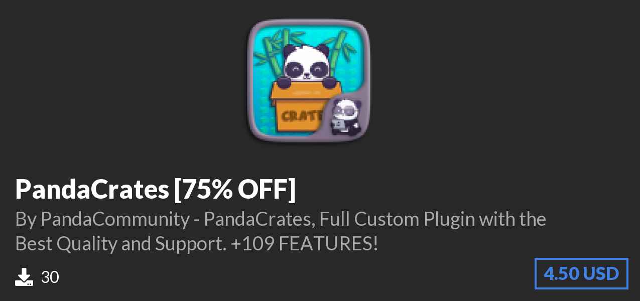 Download 📦 PandaCrates📦 [75% OFF] on Polymart