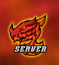 Red Dragon Logo and Banner icon