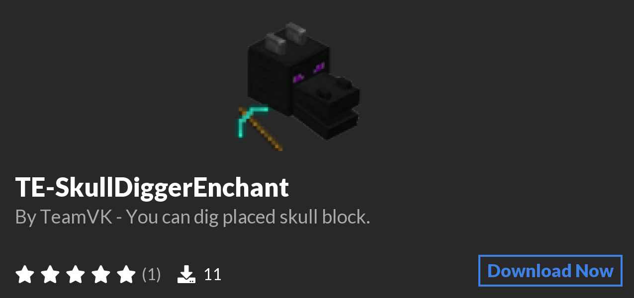 Download TE-SkullDiggerEnchant on Polymart