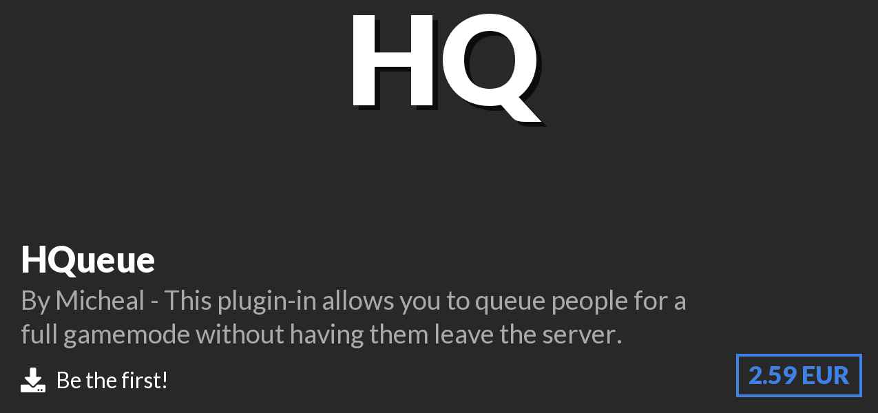 Download HQueue on Polymart