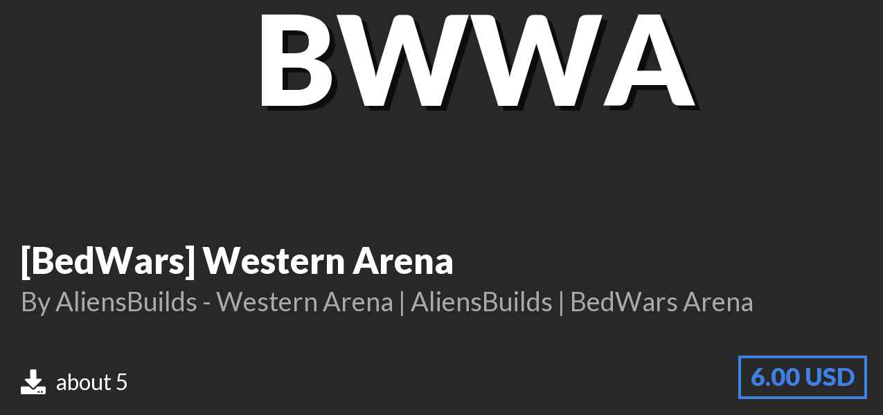 Download [BedWars] Western Arena on Polymart