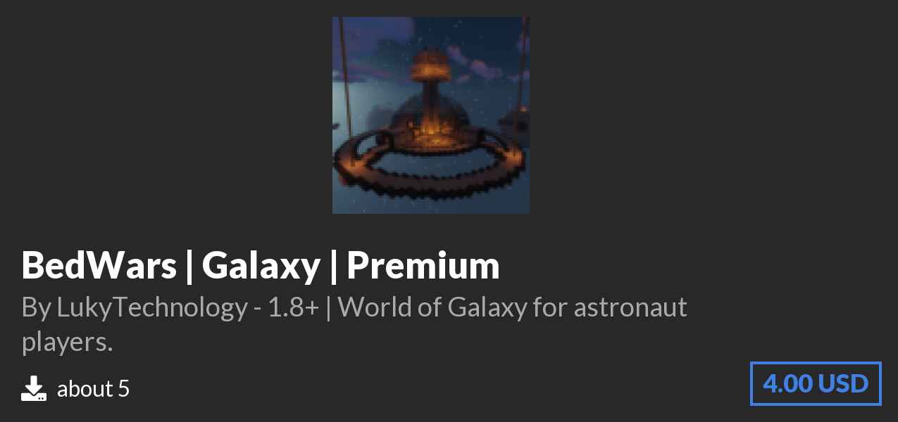 Download BedWars | Galaxy | Premium on Polymart