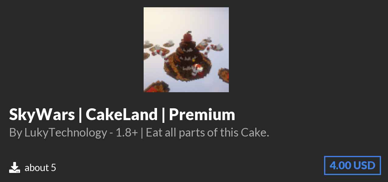Download SkyWars | CakeLand | Premium on Polymart