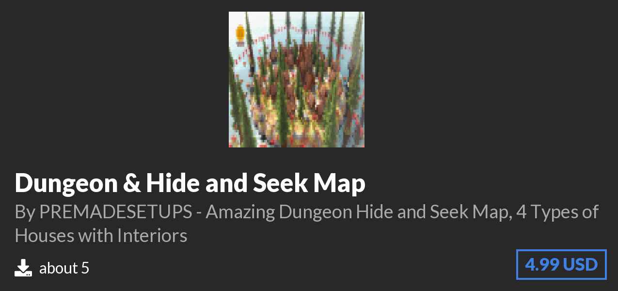 Download Dungeon & Hide and Seek Map on Polymart