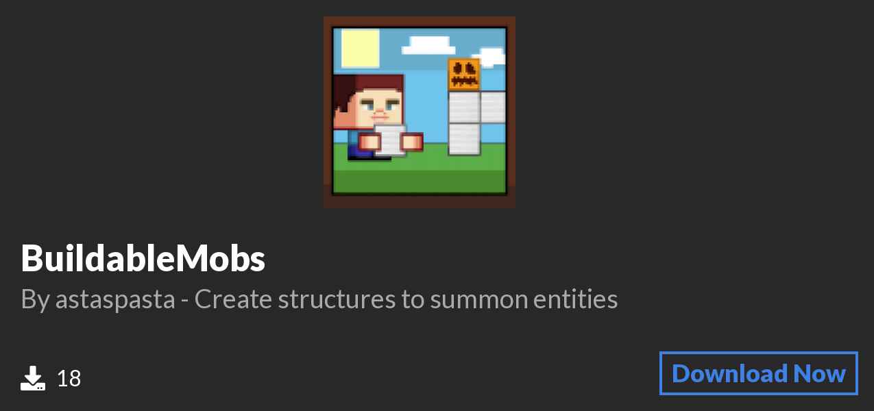 Download BuildableMobs on Polymart