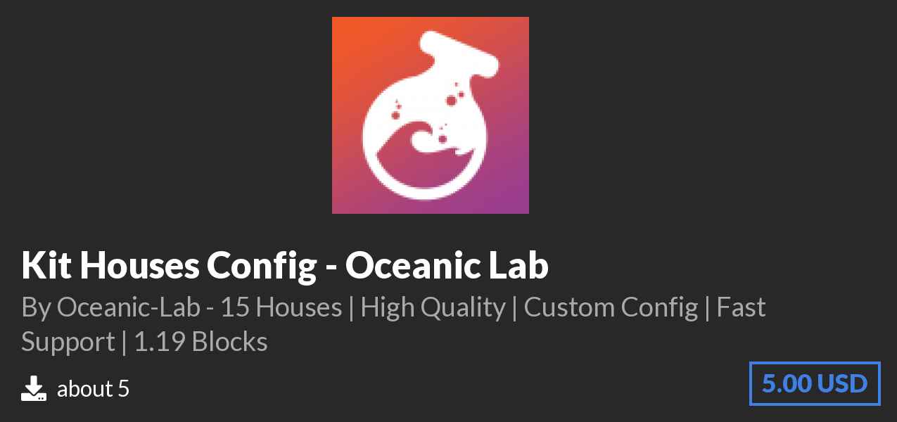 Download Kit Houses Config - Oceanic Lab on Polymart