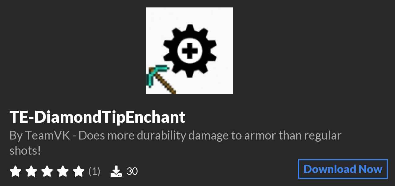 Download TE-DiamondTipEnchant on Polymart