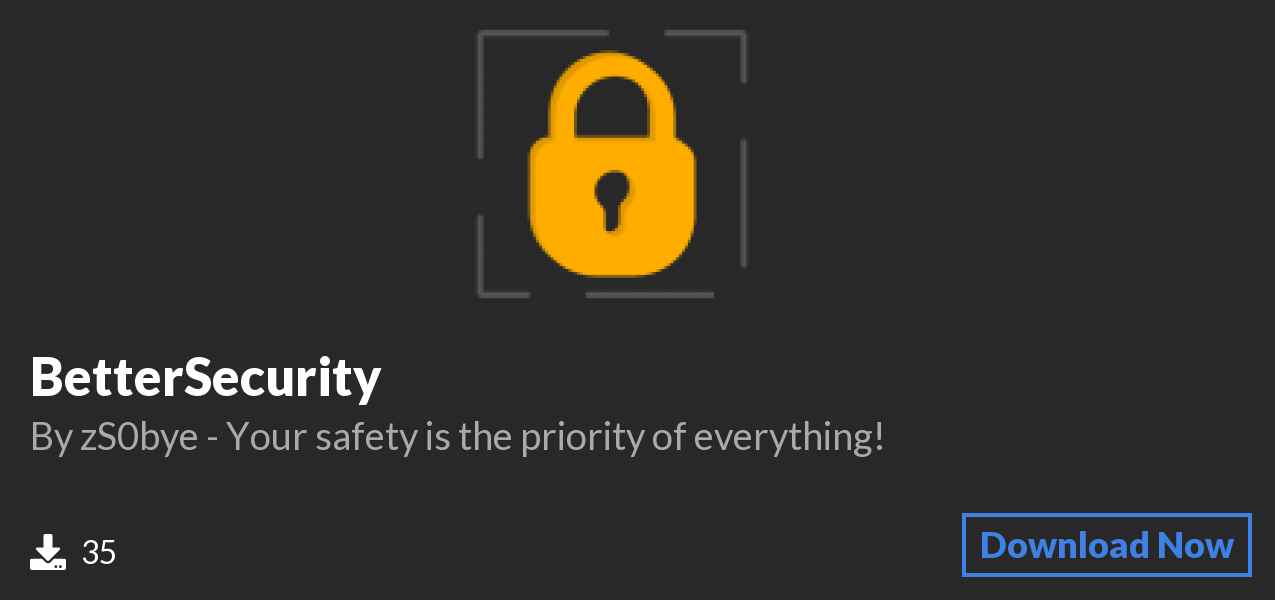 Download BetterSecurity on Polymart