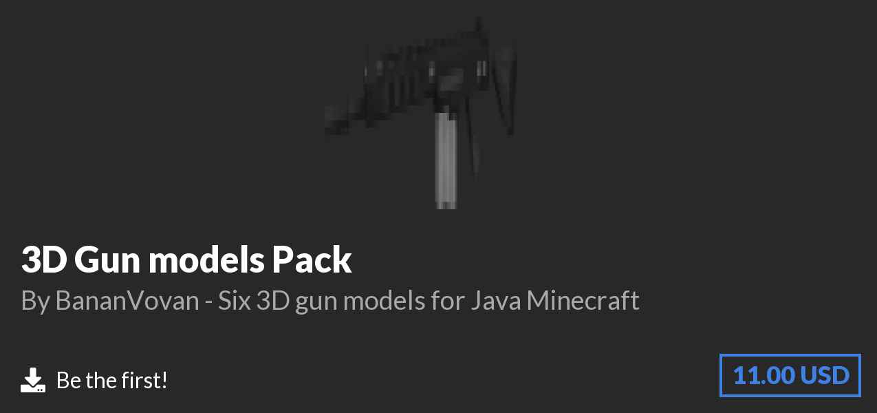 Download 3D Gun models Pack on Polymart