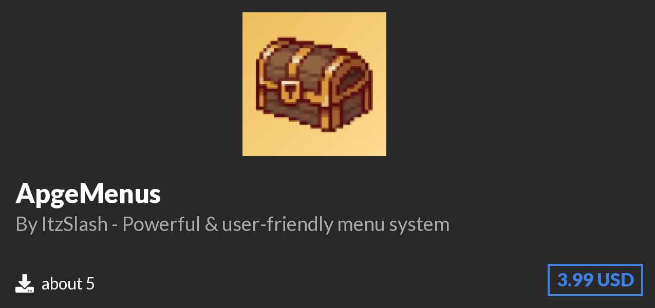 Download ApgeMenus on Polymart
